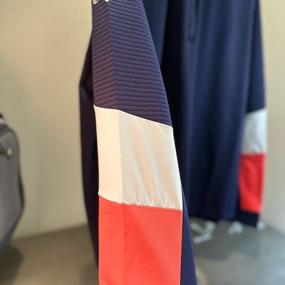 Callaway Performance Jacket Blue Red Color-Block Design - Picture 4 of 15